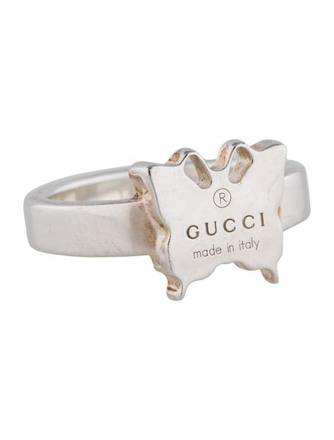 butterfly gucci ring|gucci interlocking rings.